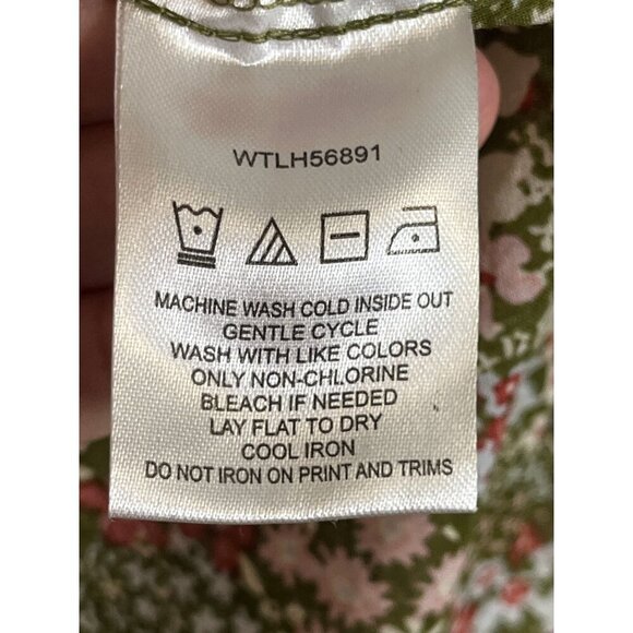 Wrangler Floral Pearl Snap Top S Country Farm Concert Boho Indie Folk Chic 80s - Picture 8 of 11